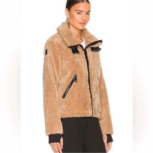 NWT SAM. Sherpa Denver Jacket in Camel - Small - Picture 4 of 11